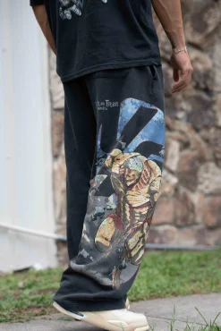 2128 - AOT© x YLA Baggy Joggers