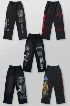 2128 - AOT© x YLA Baggy Joggers
