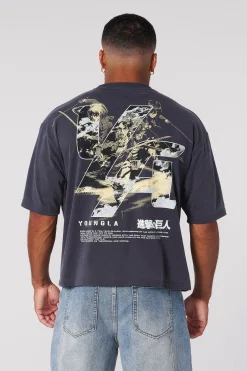 4186 - AOT© x YLA Cropped Tees