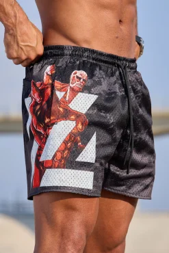 1126 - AOT© x YLA Mesh Shorts