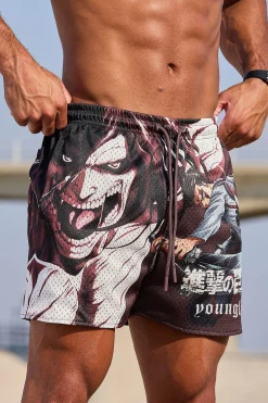 1126 - AOT© x YLA Mesh Shorts