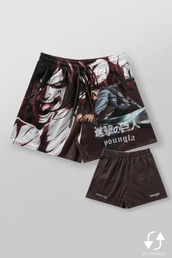 1126 - AOT© x YLA Mesh Shorts