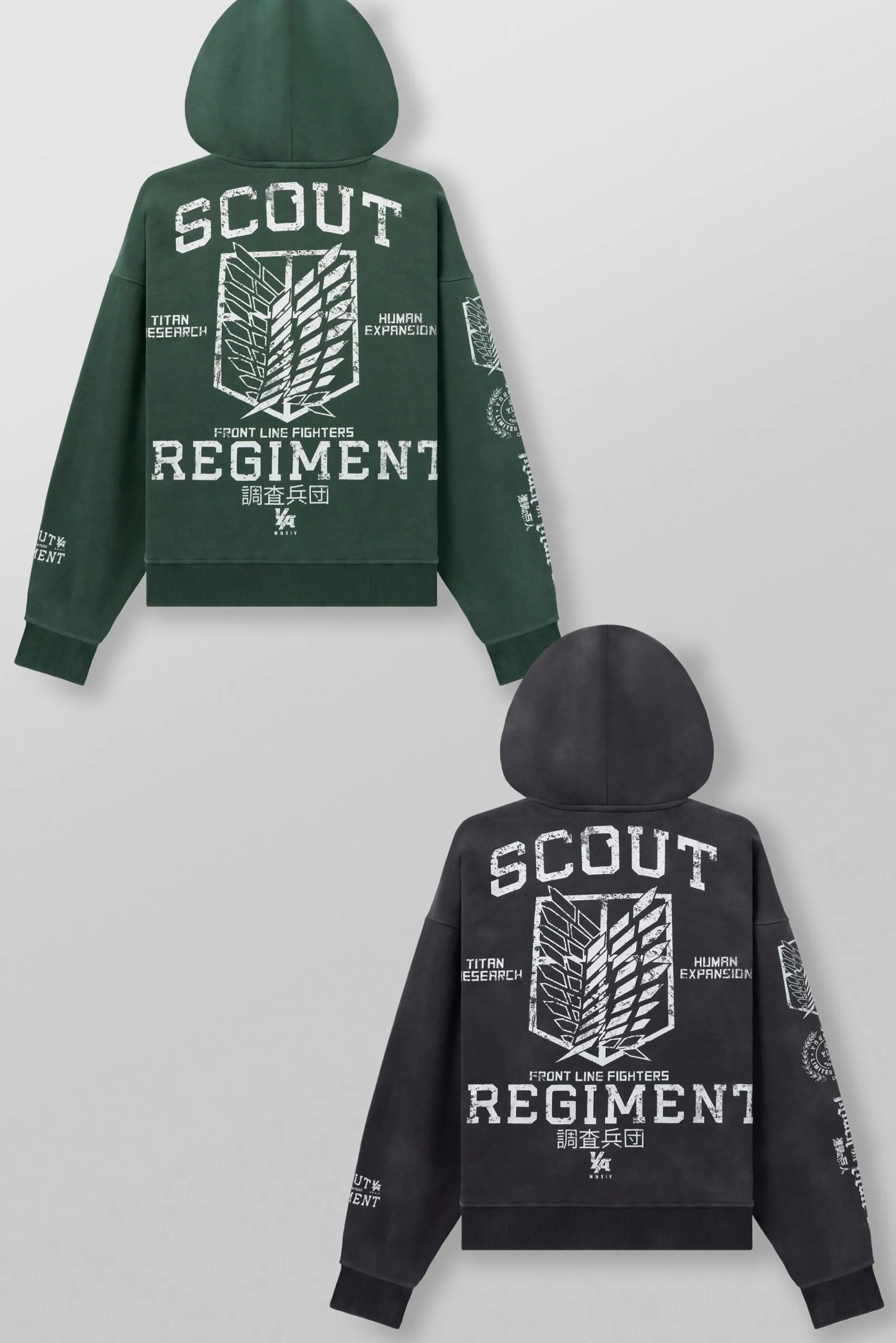 5138 - AOT© x YLA Zip-Up Hoodies