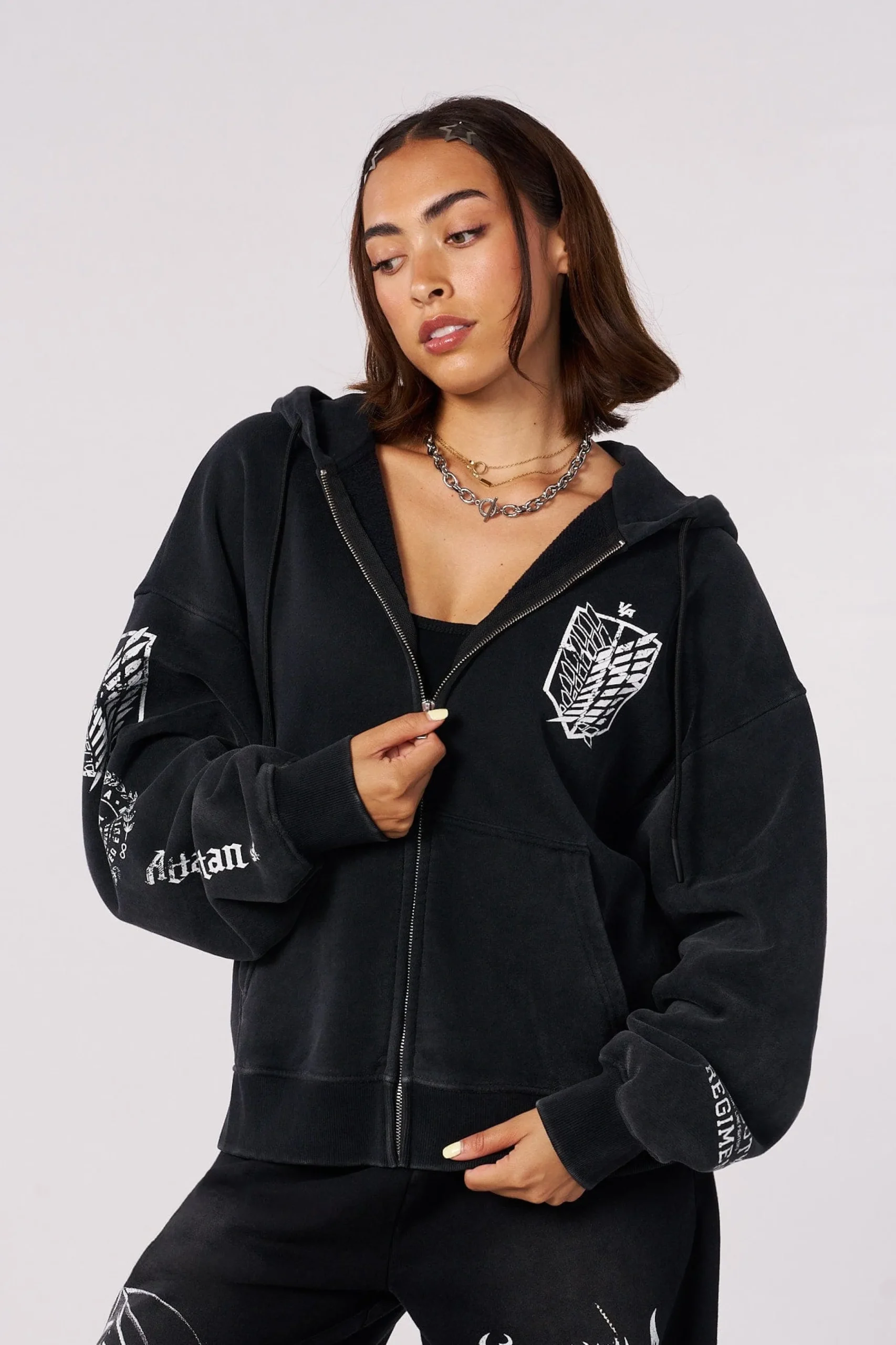 5138 - AOT© x YLA Zip-Up Hoodies