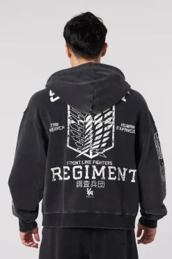 5138 - AOT© x YLA Zip-Up Hoodies