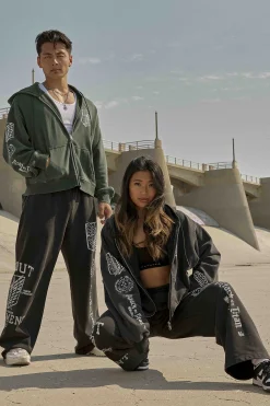 5138 - AOT© x YLA Zip-Up Hoodies