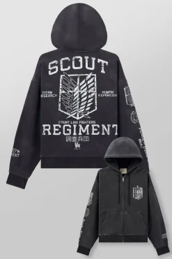 5138 - AOT© x YLA Zip-Up Hoodies