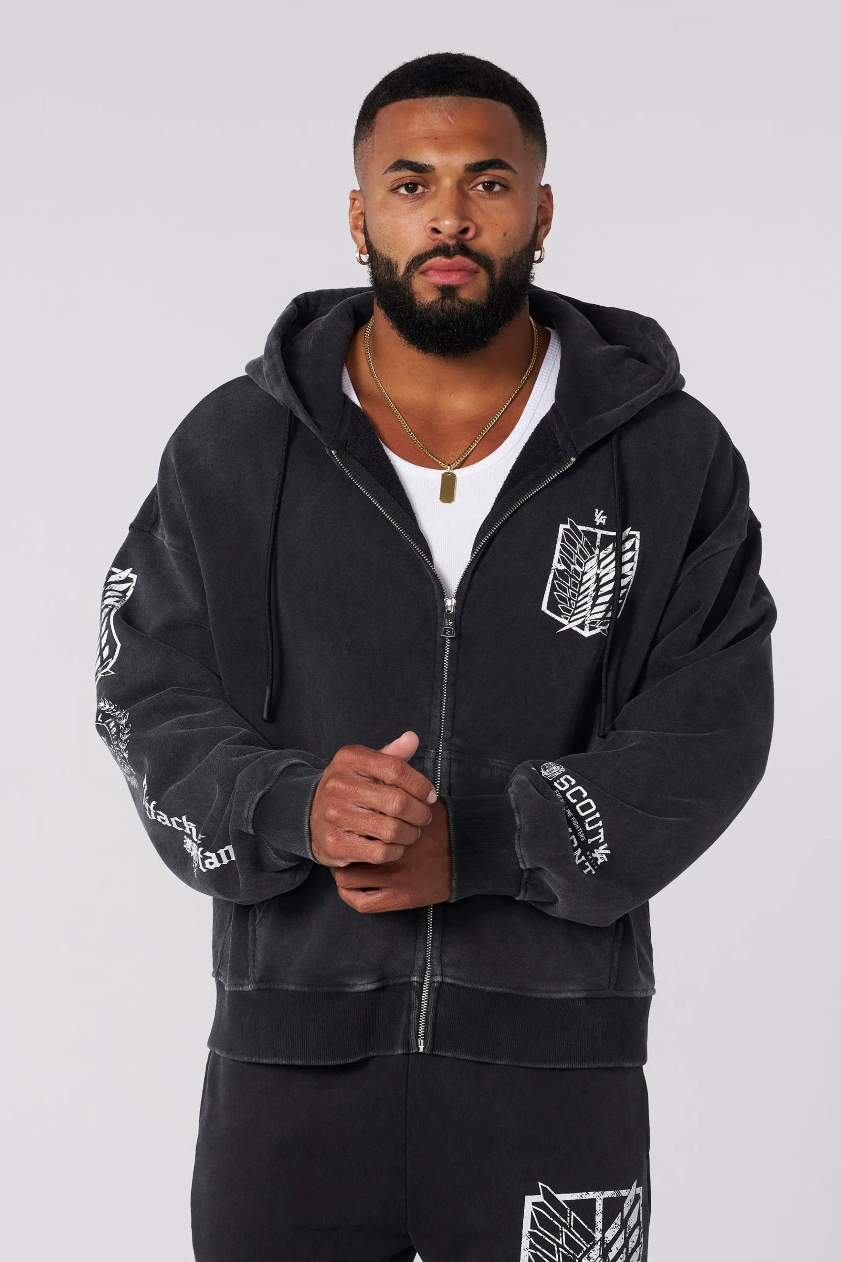 5138 - AOT© x YLA Zip-Up Hoodies
