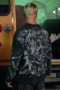 8002 - Batman Comic Longsleeves