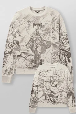 8002 - Batman Comic Longsleeves