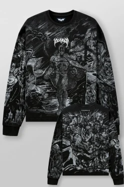 8002 - Batman Comic Longsleeves