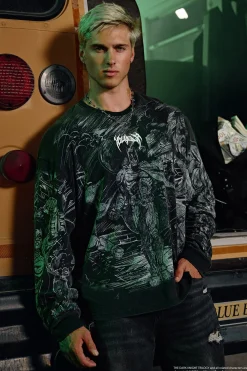 8002 - Batman Comic Longsleeves