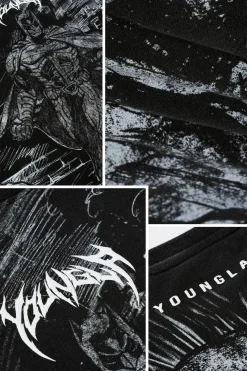 8002 - Batman Comic Longsleeves