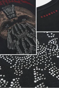4257 - Batman Rhinestone Tees