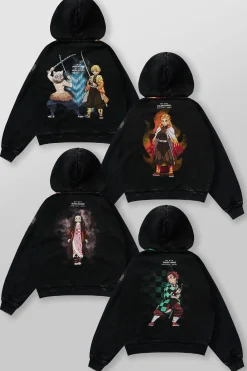5195 - Demon Slayer: Kimetsu no Yaiba - Zip-ups