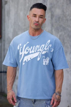 4182 - Distressed Script Tees