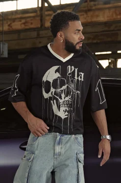 4015 - Drippy Skull Jersey