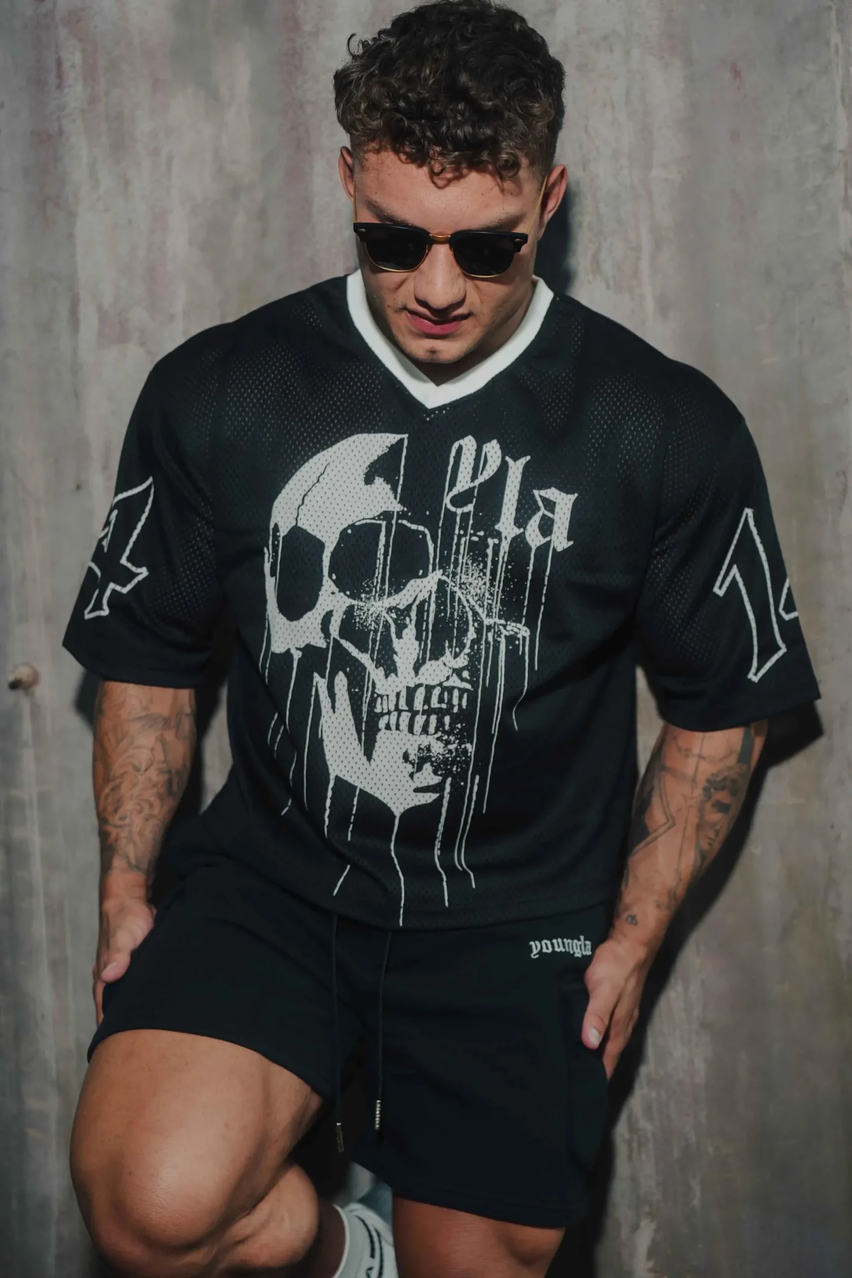 4015 - Drippy Skull Jersey