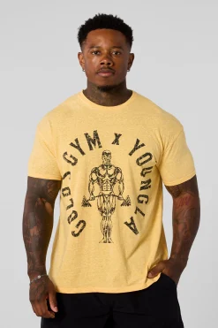 4206 - Gold's Gym Heather Tees