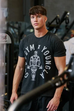 4206 - Gold's Gym Heather Tees