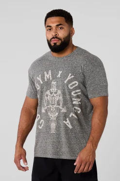 4206 - Gold's Gym Heather Tees