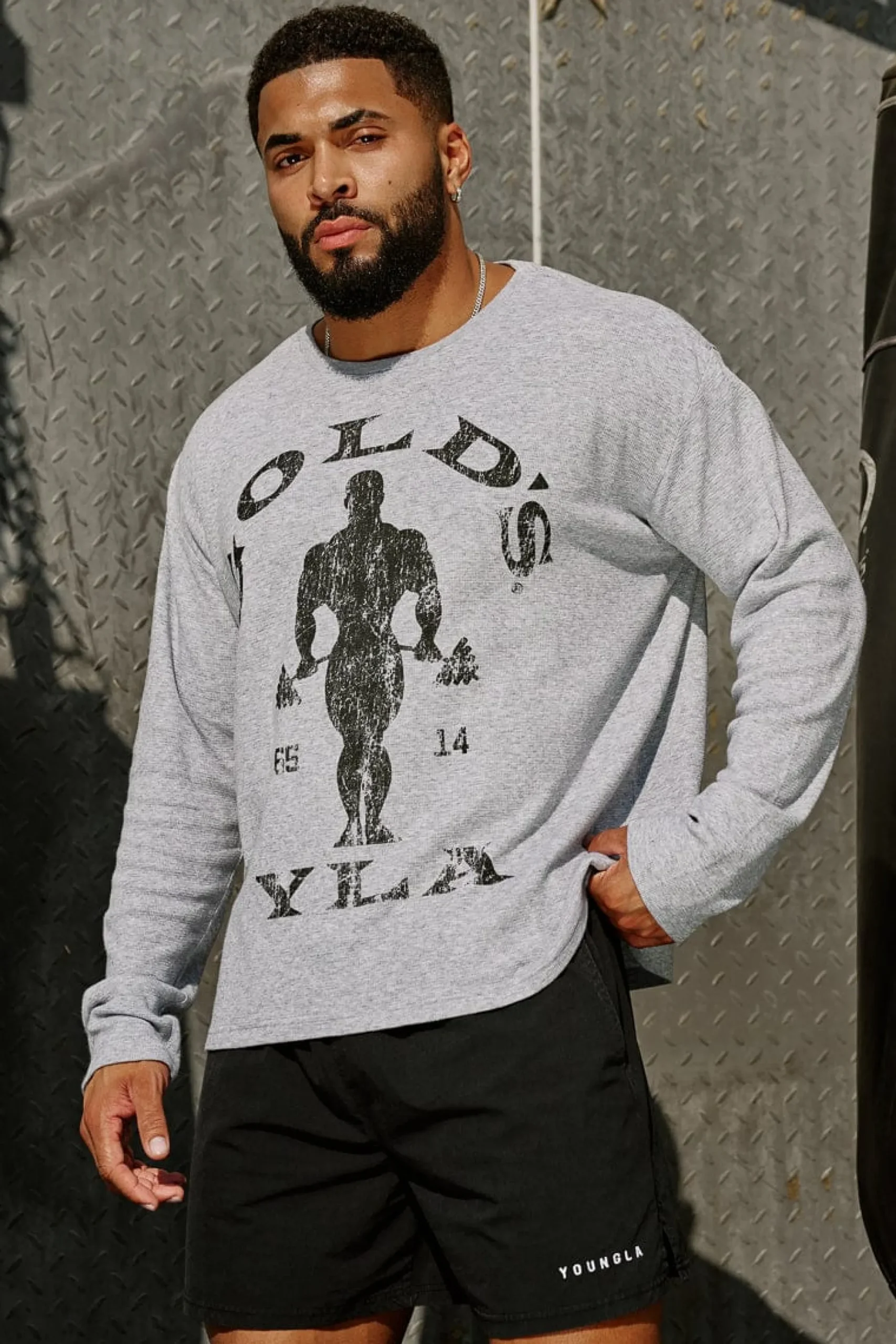 8047 - Gold's Gym Thermal Longsleeves