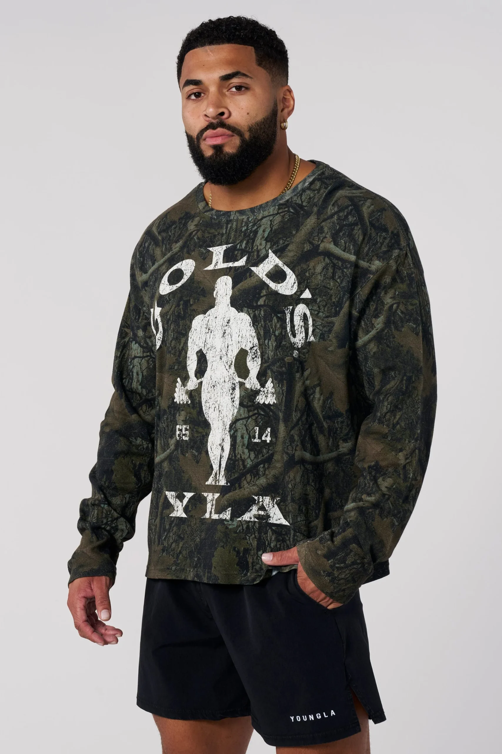 8047 - Gold's Gym Thermal Longsleeves