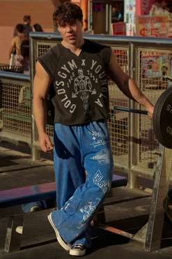 5069 - Golds Gym Vintage Cut Offs