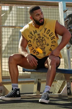 5069 - Golds Gym Vintage Cut Offs