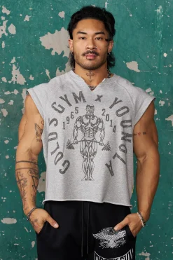 5069 - Golds Gym Vintage Cut Offs