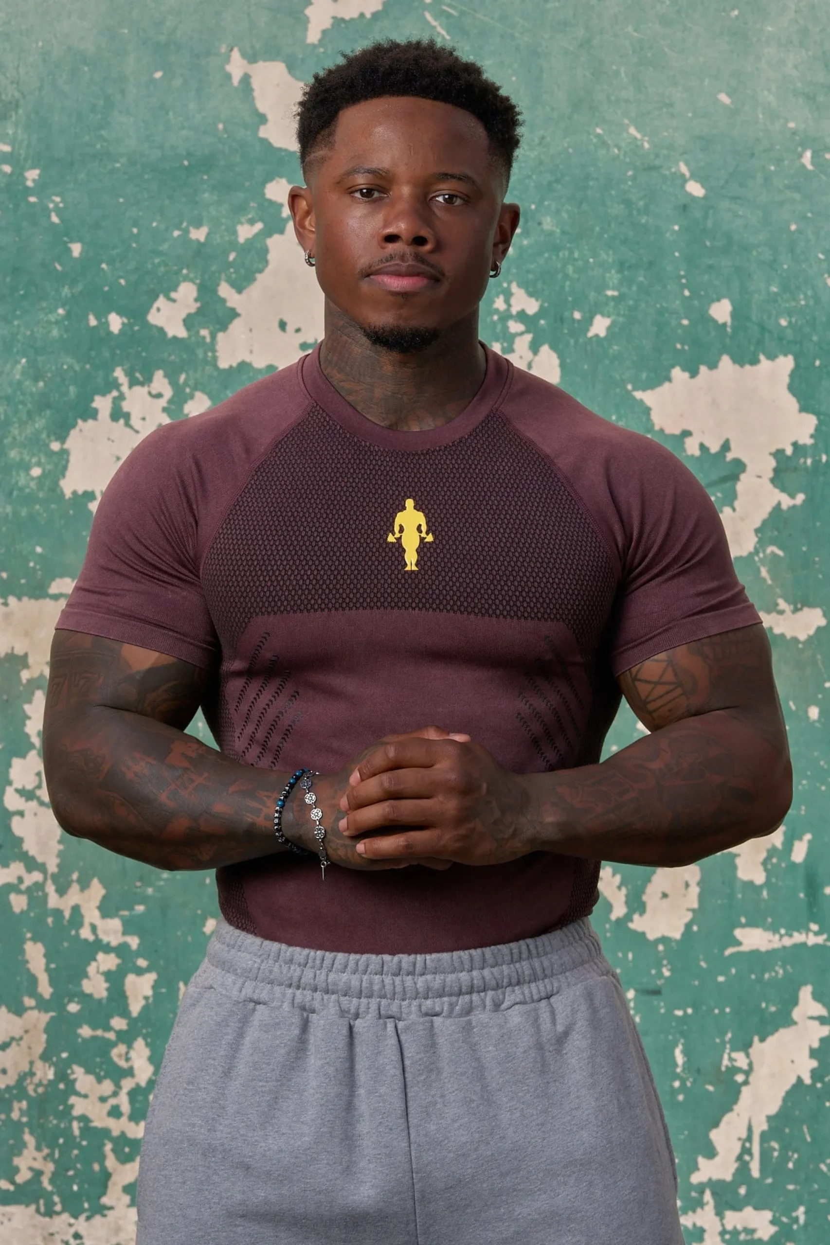 4286 - Gold's Iron Legacy Compression Tees
