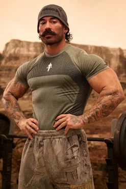4286 - Gold's Iron Legacy Compression Tees