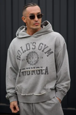 5167 - Gold's Iron Legacy Crest Hoodies