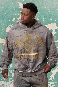 5167 - Gold's Iron Legacy Crest Hoodies