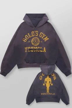 5167 - Gold's Iron Legacy Crest Hoodies