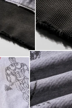 5168 - Gold's Iron Legacy Distress Hoodies