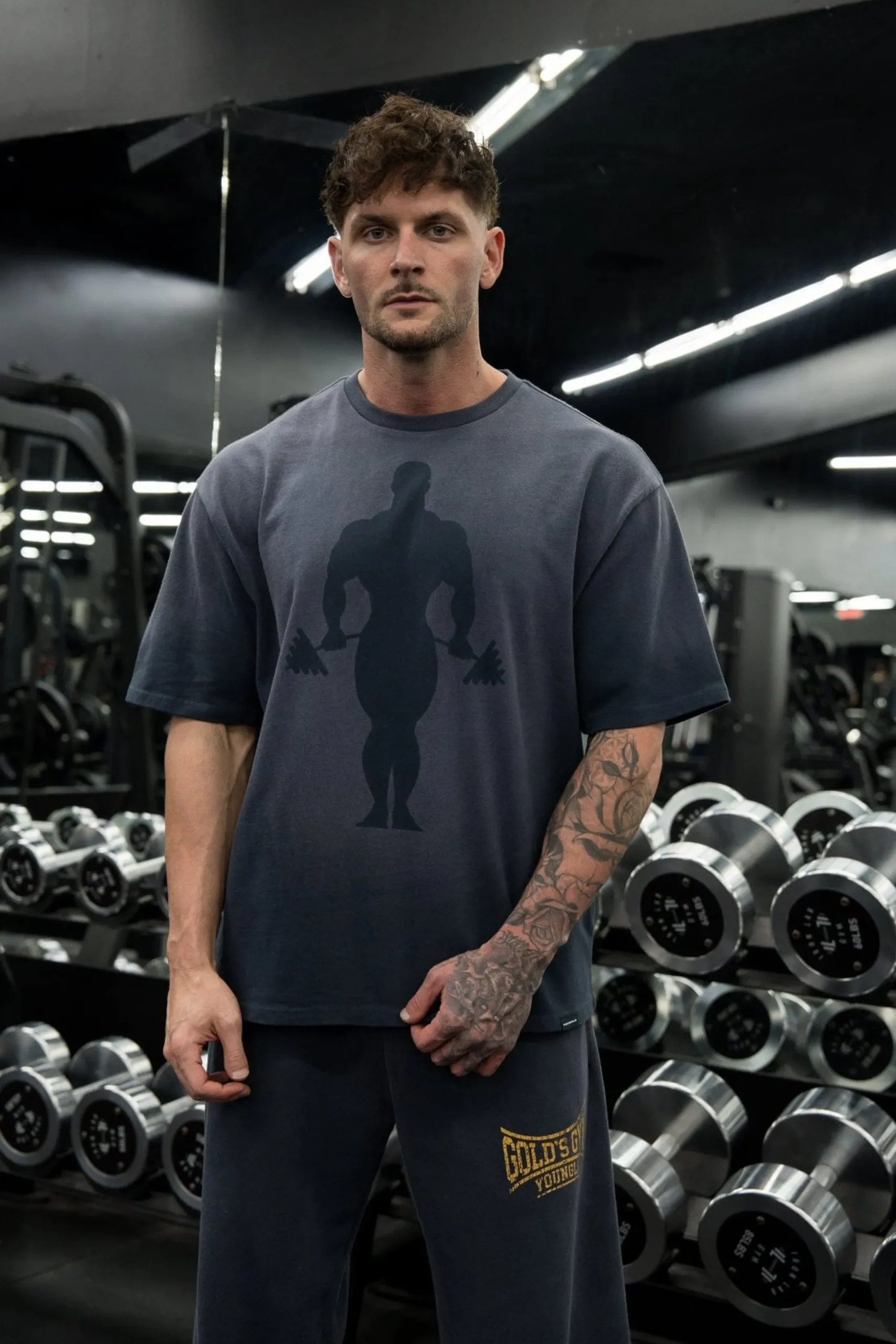 4285 - Gold's Iron Legacy Shadow Tees