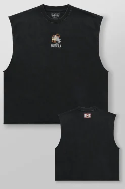 3107 - Looney Tunes Embroidered Cut-offs