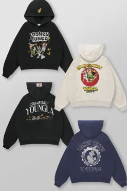 5114 - Looney Tunes Embroidered Hoodies