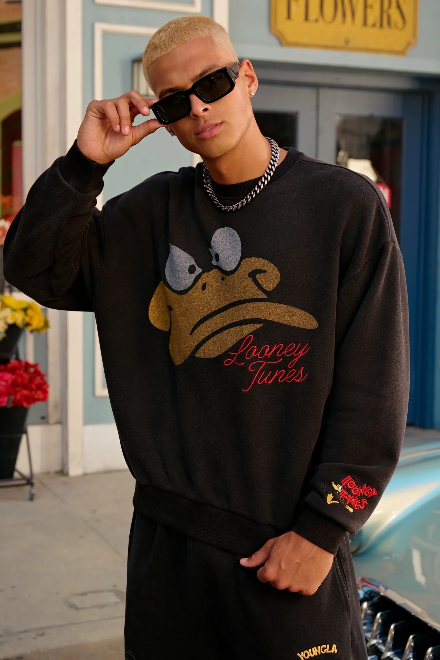 5255 - Looney Tunes Face Crewnecks
