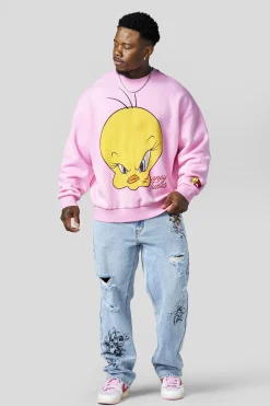 5255 - Looney Tunes Face Crewnecks