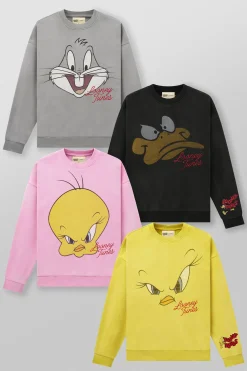 5255 - Looney Tunes Face Crewnecks