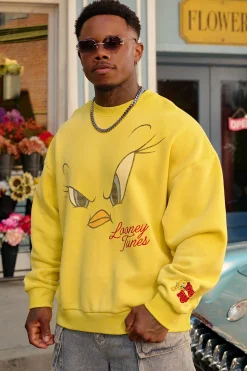 5255 - Looney Tunes Face Crewnecks