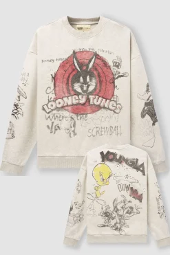 5256 - Looney Tunes Graffiti Crewnecks