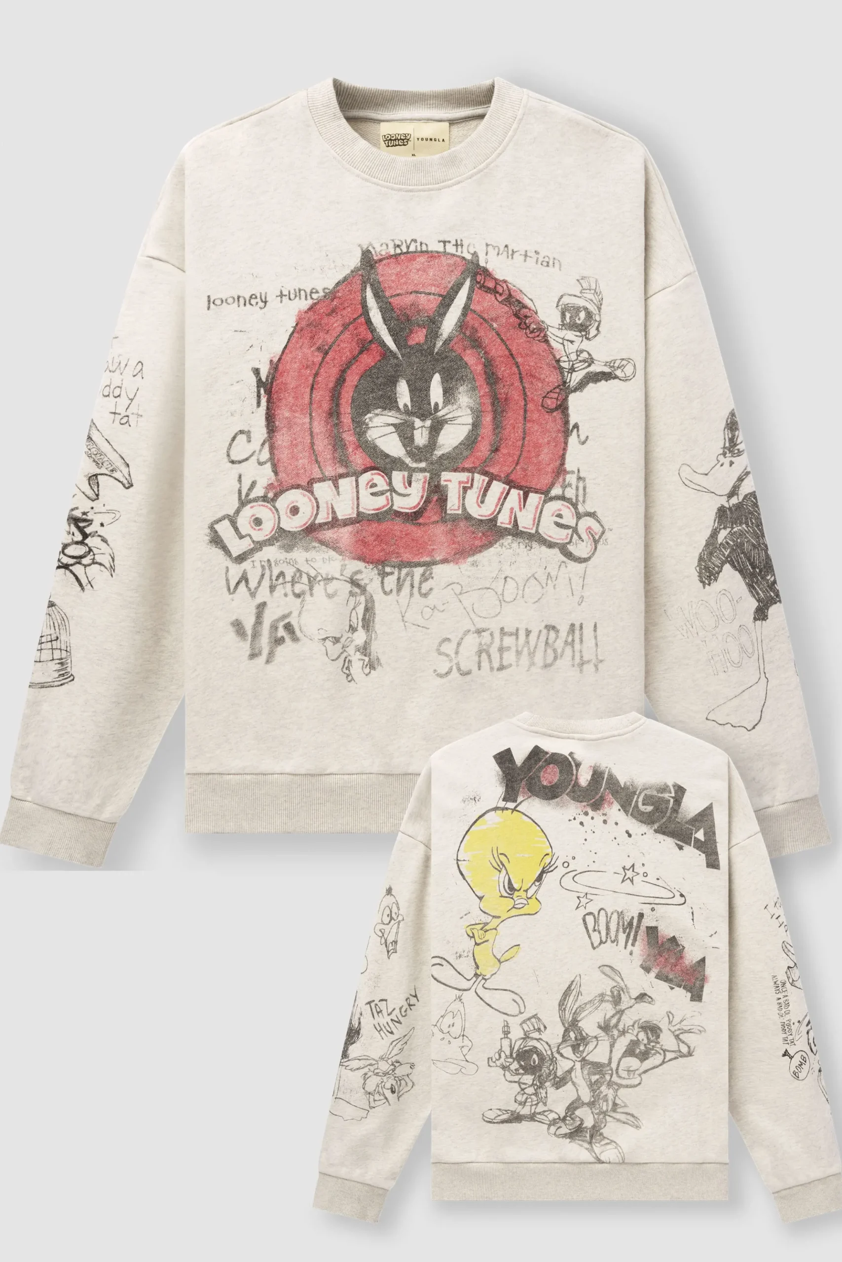 5256 - Looney Tunes Graffiti Crewnecks