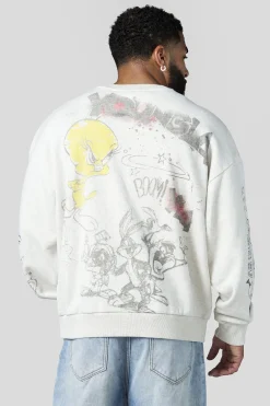 5256 - Looney Tunes Graffiti Crewnecks