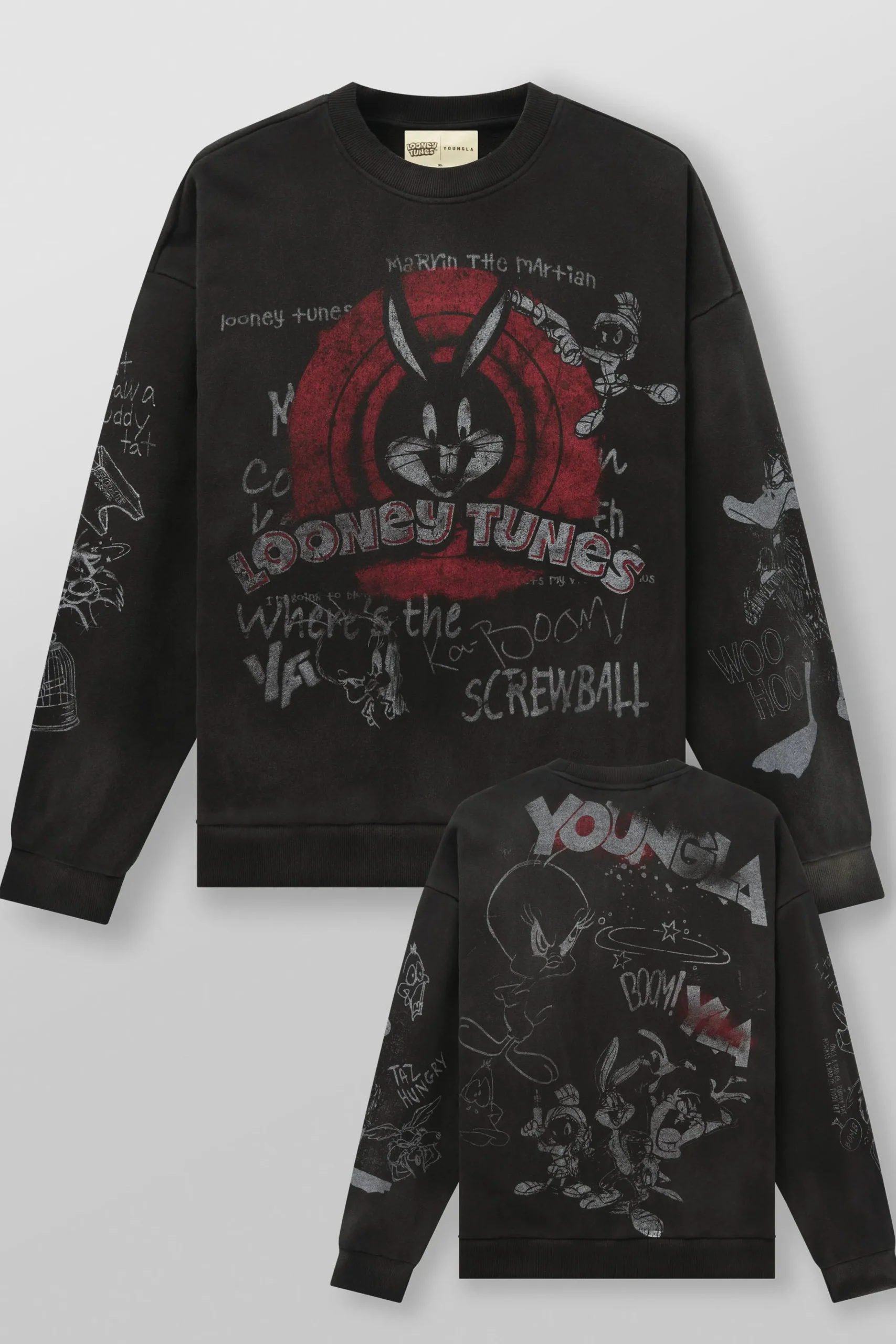 5256 - Looney Tunes Graffiti Crewnecks