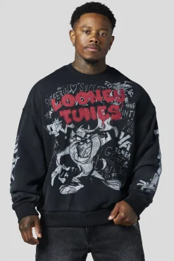 5256 - Looney Tunes Graffiti Crewnecks