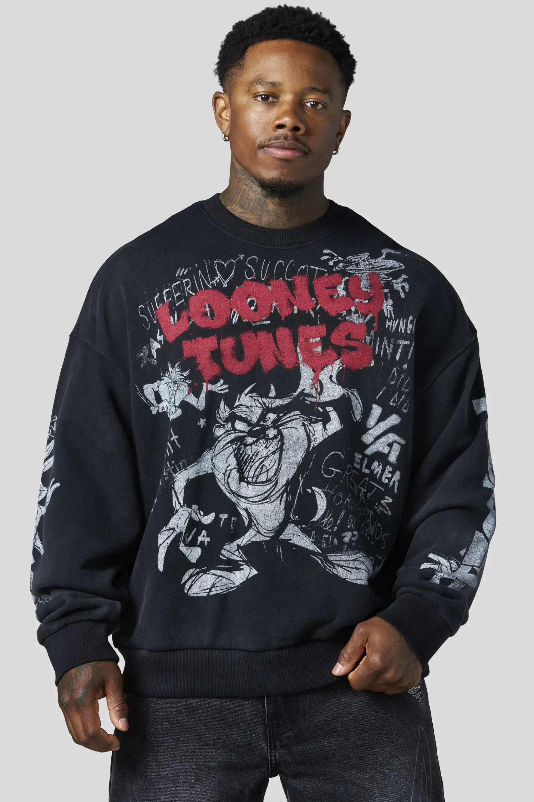 5256 - Looney Tunes Graffiti Crewnecks