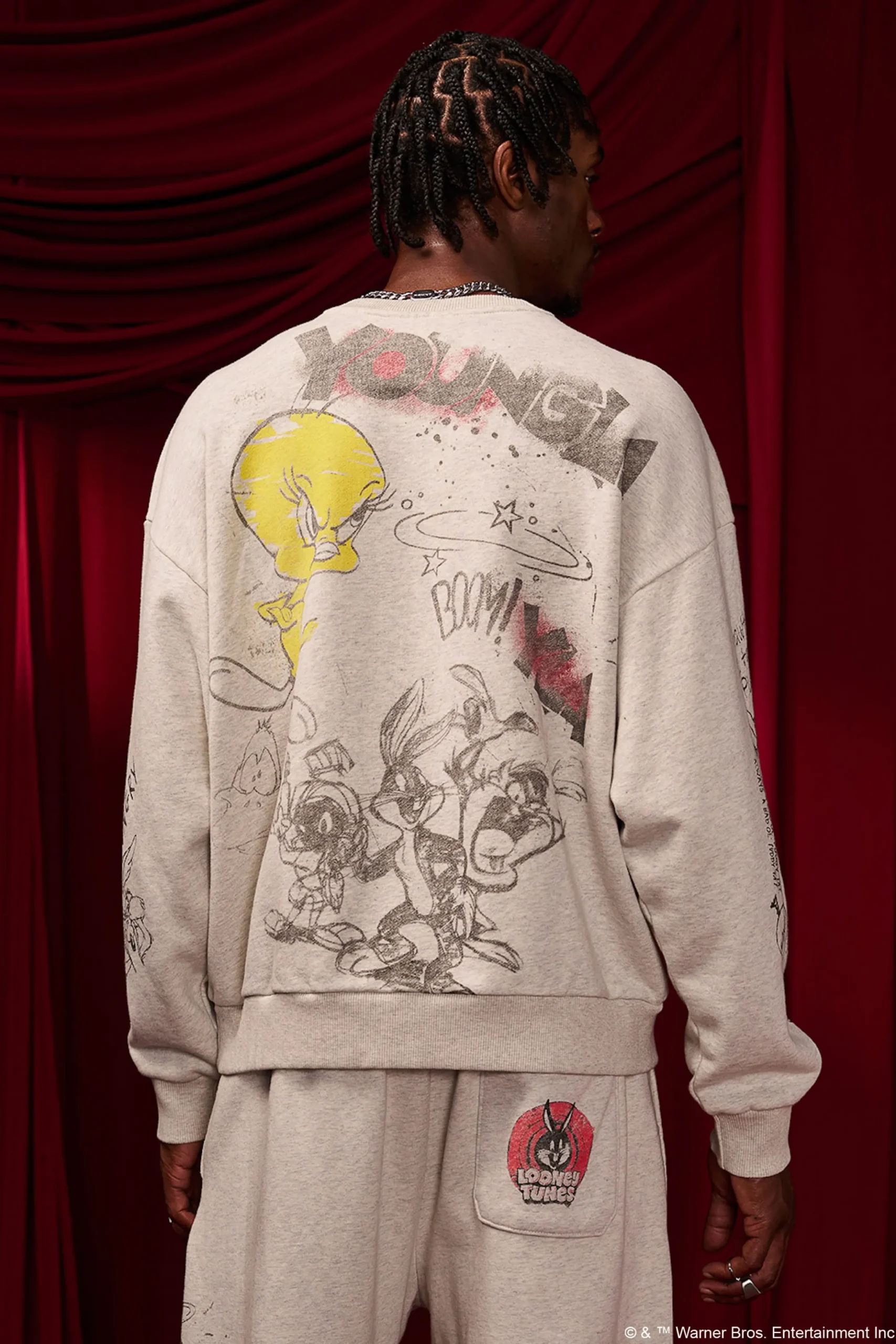 5256 - Looney Tunes Graffiti Crewnecks